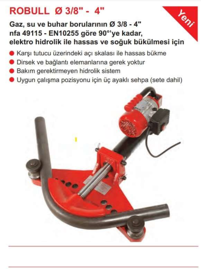 ROTHENBERGER ROBUL Elektrikli Hid. Boru Bükme 3/8-4