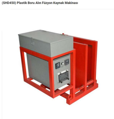 SHD 450HDPE Boru Termofüzyon Kaynak Makinası