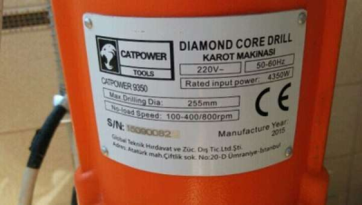 Catpower 9350 Açılı Sehpalı Karot 4350 W Elektronik