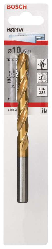 Bosch - HSS-TiN Metal Matkap Ucu 10*133 mm