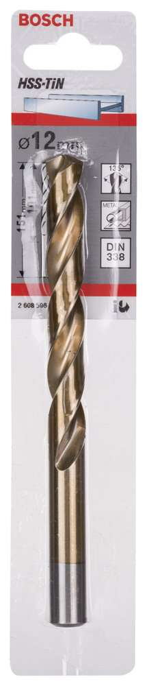 Bosch - HSS-TiN Metal Matkap Ucu 12*151 mm