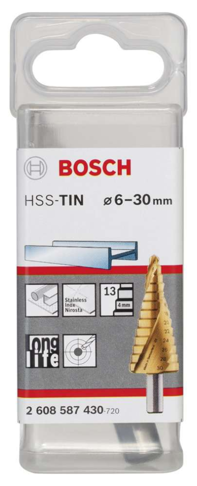 Bosch - HSS-TiN 13 Kademeli Matkap Ucu 6-30 mm