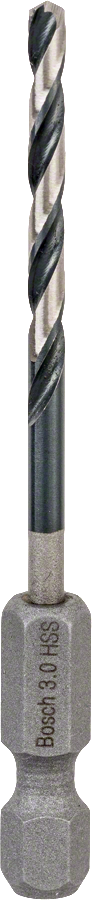 Bosch - Altıgen Şaftlı - Impact Control - HSS Metal Matkap Ucu 3,0*72mm