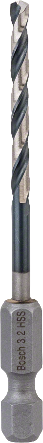Bosch - Altıgen Şaftlı - Impact Control - HSS Metal Matkap Ucu 3,2*75mm