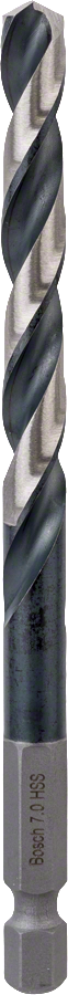 Bosch - Altıgen Şaftlı - Impact Control - HSS Metal Matkap Ucu 7,0*109mm