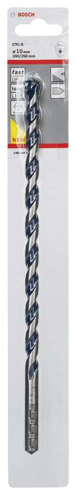 Bosch - cyl-5 Serisi, Blue Granite Turbo Beton Matkap Ucu, 10*250 mm