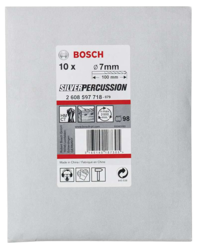 Bosch - cyl-3 Serisi, Beton Matkap Ucu 7*100 mm 10'lu Paket