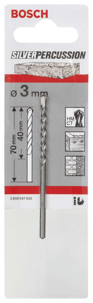 Bosch - cyl-3 Serisi, Beton Matkap Ucu 3*70 mm
