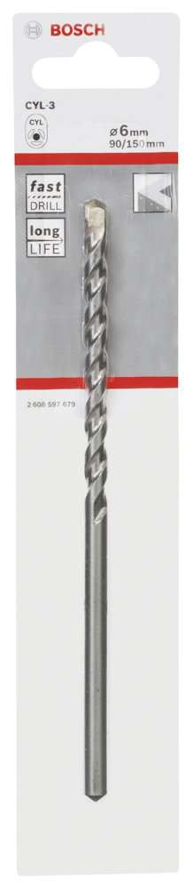 Bosch - cyl-3 Serisi, Beton Matkap Ucu 6*150 mm