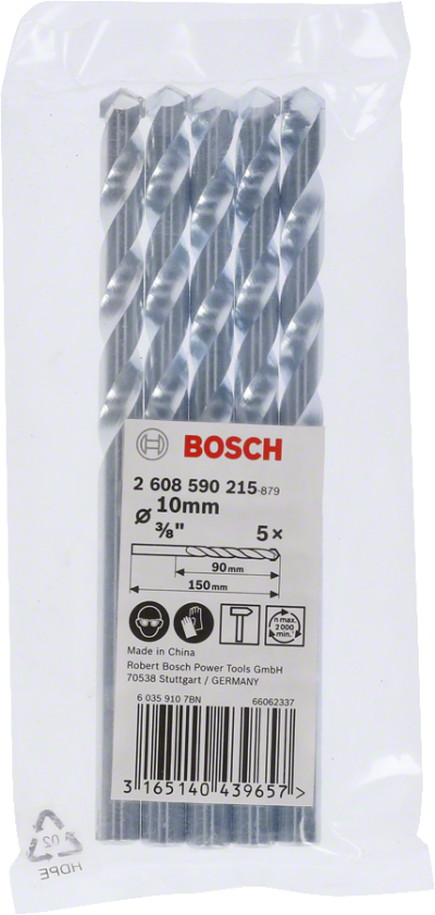 Bosch - cyl-1 Serisi, Beton Matkap Ucu 10*150 mm 5'li Paket