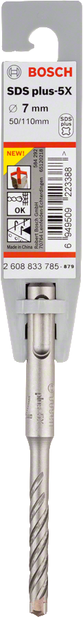 Bosch - SDS-Plus-5X Serisi Kırıcı Delici Matkap Ucu 7*110 mm