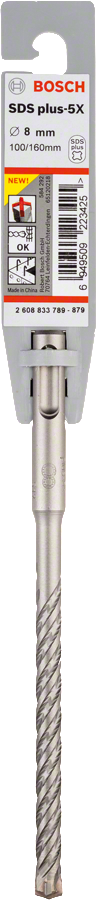 Bosch - SDS-Plus-5X Serisi Kırıcı Delici Matkap Ucu 8*160 mm