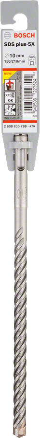 Bosch - SDS-Plus-5X Serisi Kırıcı Delici Matkap Ucu 10*210 mm