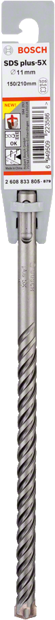 Bosch - SDS-Plus-5X Serisi Kırıcı Delici Matkap Ucu 11*210 mm