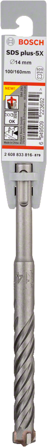 Bosch - SDS-Plus-5X Serisi Kırıcı Delici Matkap Ucu 14*160 mm