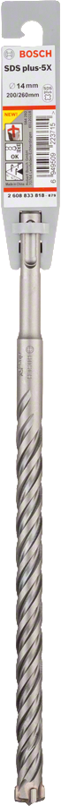 Bosch - SDS-Plus-5X Serisi Kırıcı Delici Matkap Ucu 14*260 mm