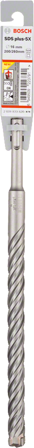 Bosch - SDS-Plus-5X Serisi Kırıcı Delici Matkap Ucu 16*260 mm