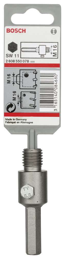 Bosch - Altıgen Şaftlı M16 Buat Ucu Adaptörü 80 mm