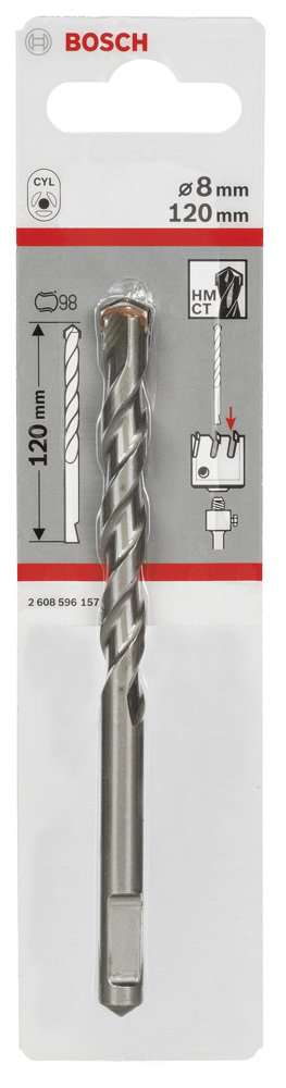 Bosch - SDS-Plus ve Altıgen Şaftlı Buat Ucu Adaptörleri için Merkezleme Ucu 8*120 mm