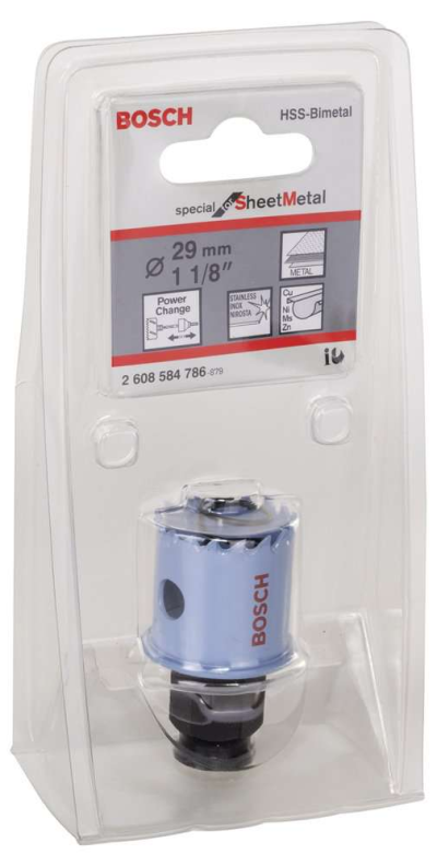 Bosch - Special Serisi Metal Ve Inox Malzemeler için Delik Açma Testeresi (Panç) 29 mm