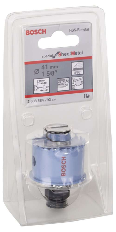 Bosch - Special Serisi Metal Ve Inox Malzemeler için Delik Açma Testeresi (Panç) 41 mm