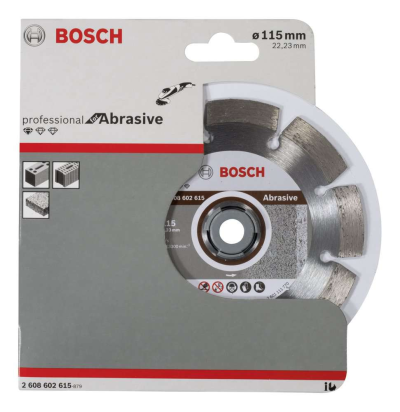 Bosch - Standard Seri Aşındırıcı Malzemeler İçin Elmas Kesme Diski 115 mm