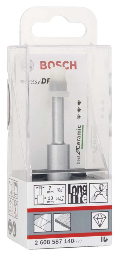 Bosch - Best Serisi, Matkap İçin Seramik Kuru Elmas Delici 7*33 mm