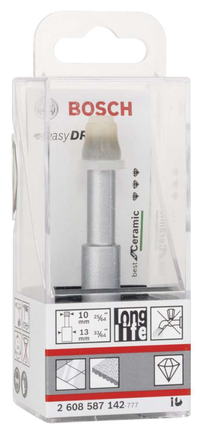Bosch - Best Serisi, Matkap İçin Seramik Kuru Elmas Delici 10*33 mm