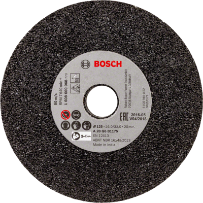 Bosch - GGS6S İçin 125 mm 20 Kum Taşlama Taşı SiC