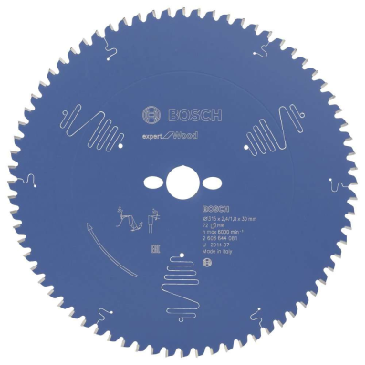 Bosch - Expert Serisi Ahşap için Daire Testere Bıçağı 315*30 mm 72 Diş