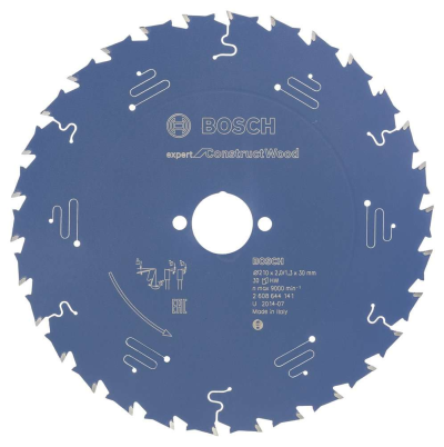 Bosch - Expert Serisi İnşaat Ahşabı için Daire Testere Bıçağı 210*30 mm 30 Diş