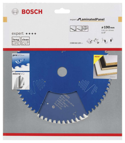 Bosch - Expert Serisi Lamine Panel için Daire Testere Bıçağı 190*20 mm 60 Diş