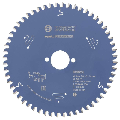 Bosch - Expert Serisi Alüminyum için Daire Testere Bıçağı 184*30 mm 56 Diş