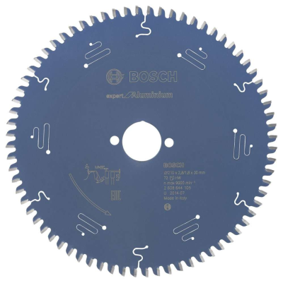 Bosch - Expert Serisi Alüminyum için Daire Testere Bıçağı 210*30 mm 72 Diş