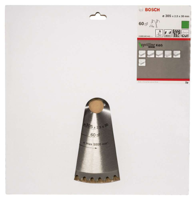 Bosch - Optiline Serisi Ahşap için Daire Testere Bıçağı 305*30 mm 60 Diş