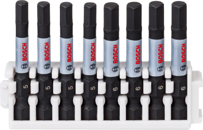 Bosch - Impact Control Serisi Vidalama Ucu 8'li H5x4/H6x4 *50mm