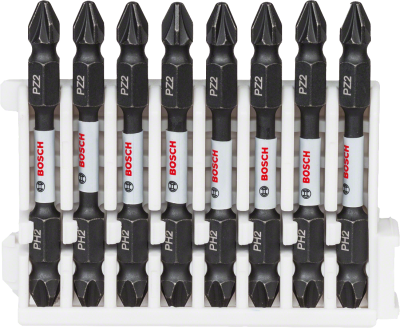 Bosch - Impact Control Serisi Çift Taraflı Vidalama Ucu 8'li PH2/PZ2 *65mm