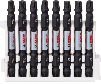 Bosch - Impact Control Serisi Çift Taraflı Vidalama Ucu 8'li T30 *65mm