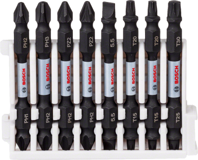 Bosch - Impact Control Serisi Çift Taraflı Vidalama Ucu 8'li Set *65mm