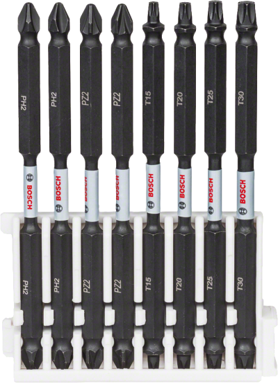 Bosch - Impact Control Serisi Çift Taraflı Vidalama Ucu 8'li Set *110mm