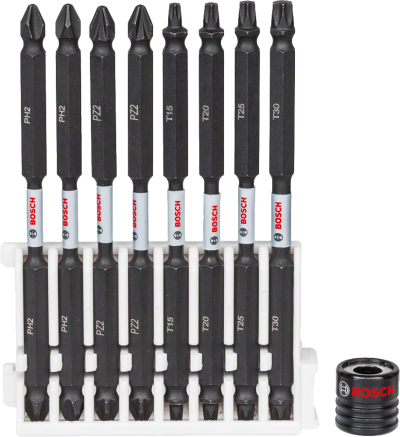 Bosch - Impact Control Serisi Çift Taraflı Vidalama Ucu 9'lu Set *110mm