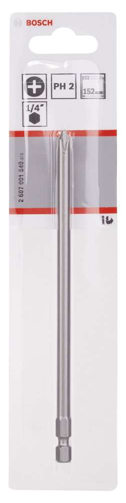 Bosch - Extra Hard Serisi Vidalama Ucu PH2*152 mm 1'li