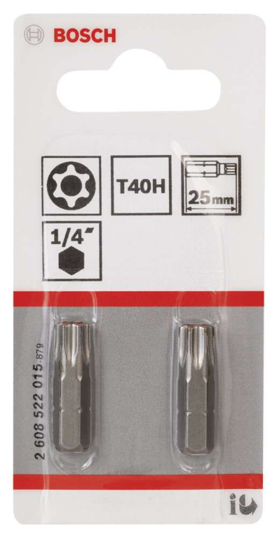 Bosch - Extra Hard Serisi Security-Torx® Vidalama Ucu T40H*25 mm 2li