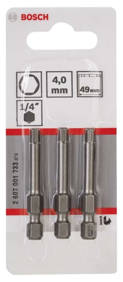 Bosch - Extra Hard Serisi HEX4*49 mm 3'lü