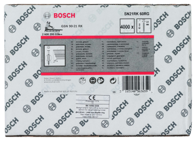 Bosch - GSN 90-21DK Çivi  60mm 4000li YivliÇinko