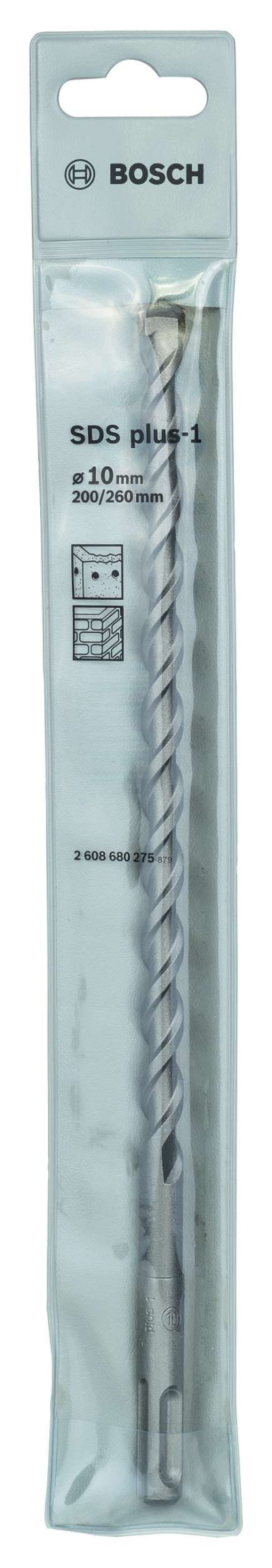Bosch - Plus-1 Serisi, SDS-plus Kırıcı Delici Matkap Ucu 10*260 mm