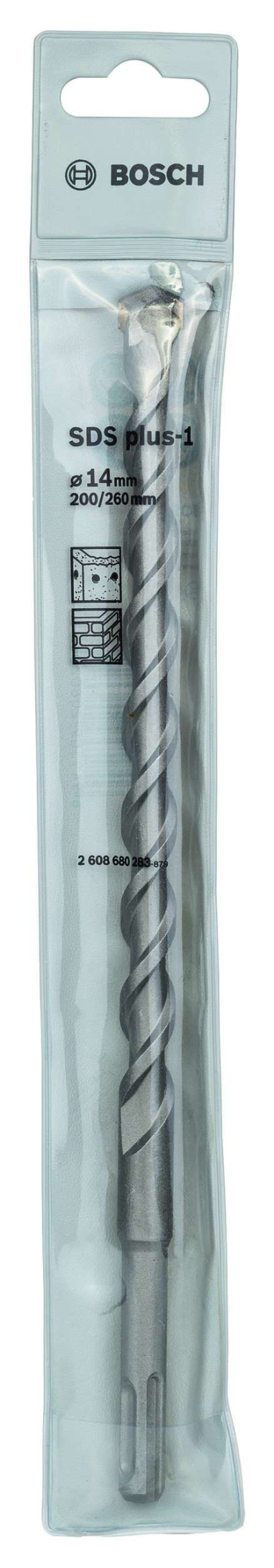 Bosch - Plus-1 Serisi, SDS-plus Kırıcı Delici Matkap Ucu 14*260 mm