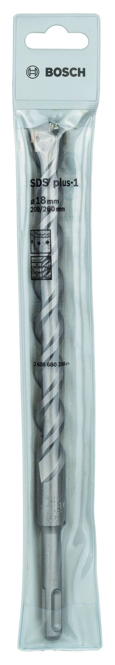 Bosch - Plus-1 Serisi, SDS-plus Kırıcı Delici Matkap Ucu 18*260 mm