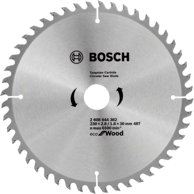 Bosch - Optiline Eco Serisi Ahşap için Daire Testere Bıçağı 230*30 48 Diş
