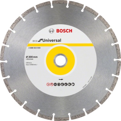 Bosch - Ekonomik Seri Genel Yapı Malzemeleri İçin Elmas Kesme Diski 300 mm